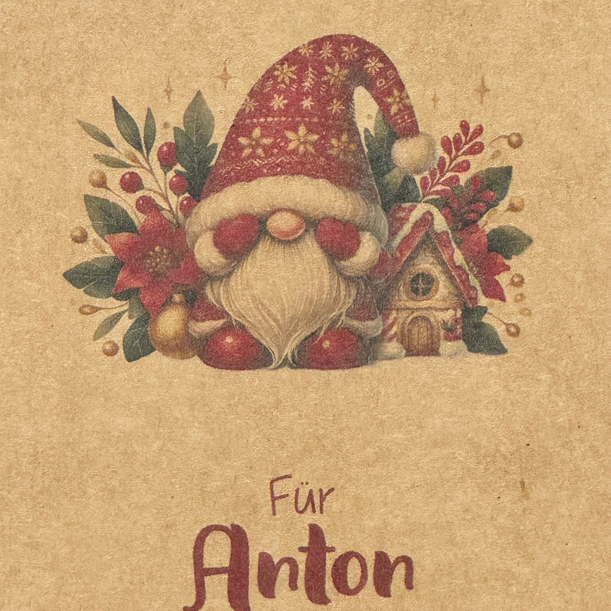 Giebelverpackung groß -  Weihnachten, personalisiert