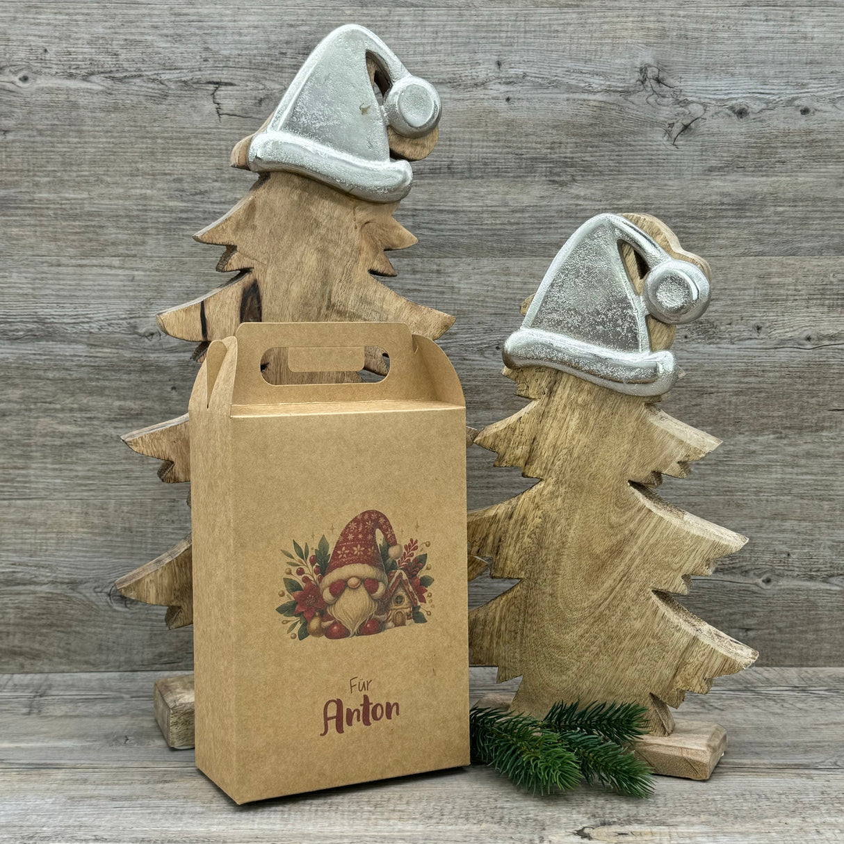 Giebelverpackung groß -  Weihnachten, personalisiert