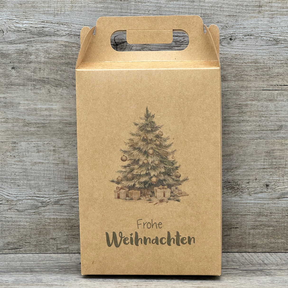 Giebelverpackung groß - Weihnachten, 5 Stück