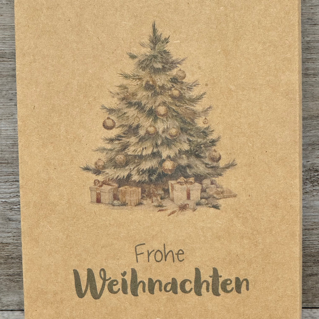 Giebelverpackung groß - Weihnachten, 5 Stück