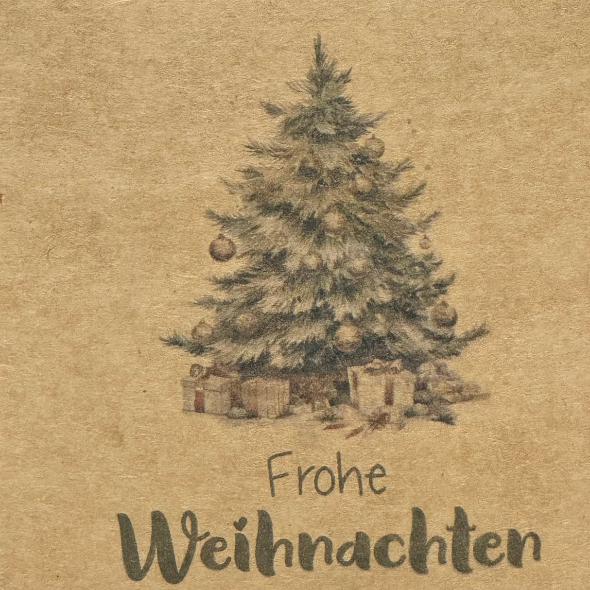 Giebelverpackung klein - Weihnachten, 5 Stück