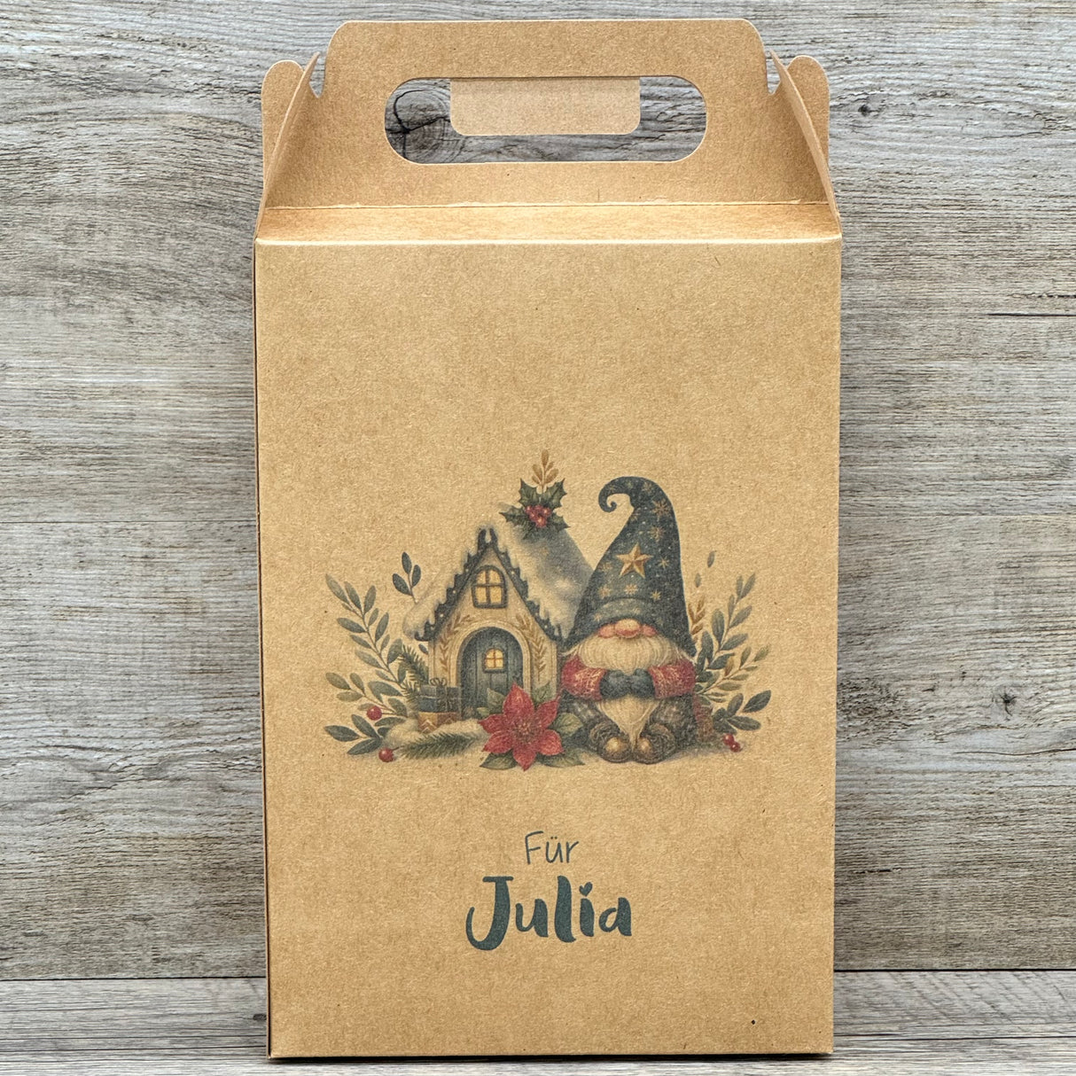 Giebelverpackung groß -  Weihnachten, personalisiert