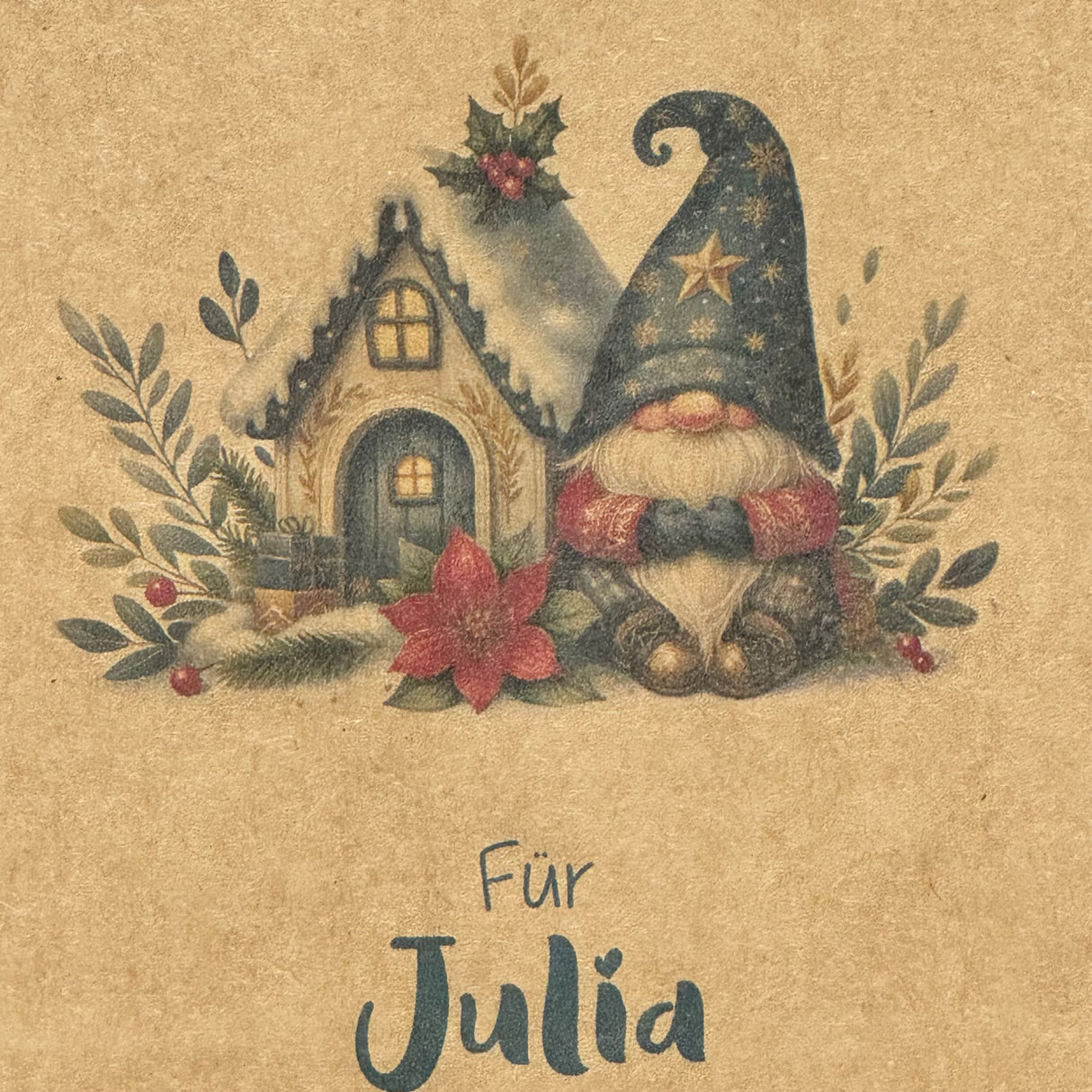 Giebelverpackung groß -  Weihnachten, personalisiert