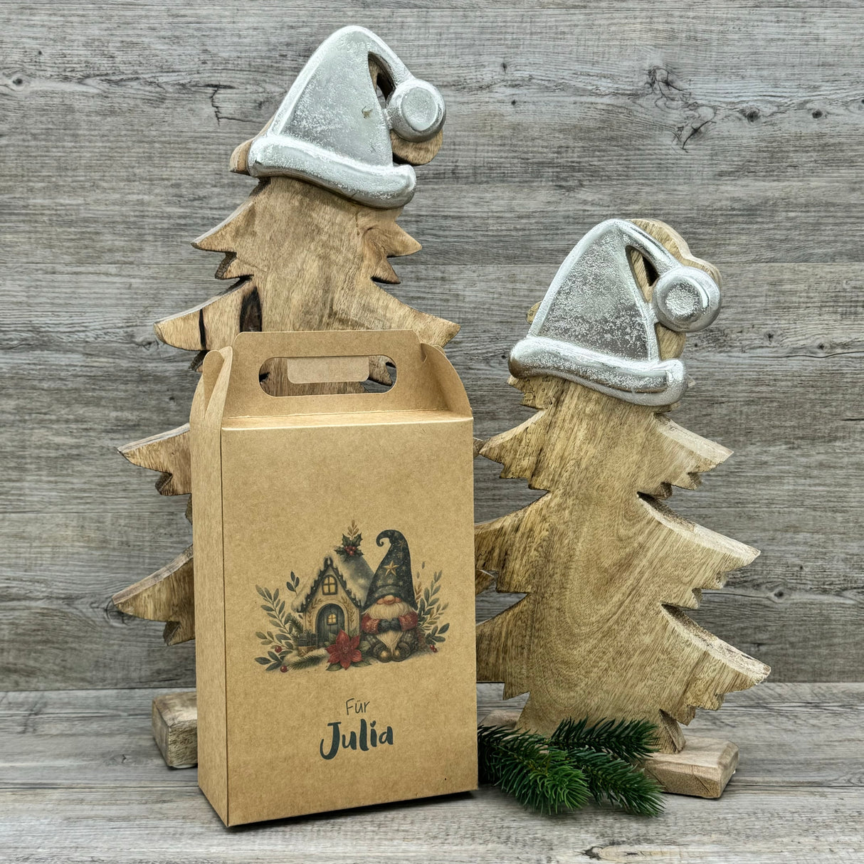Giebelverpackung groß -  Weihnachten, personalisiert