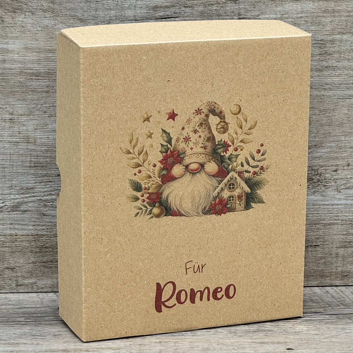 Geschenkverpackung Weihnachten 19 x 15 x 5cm, personalisiert