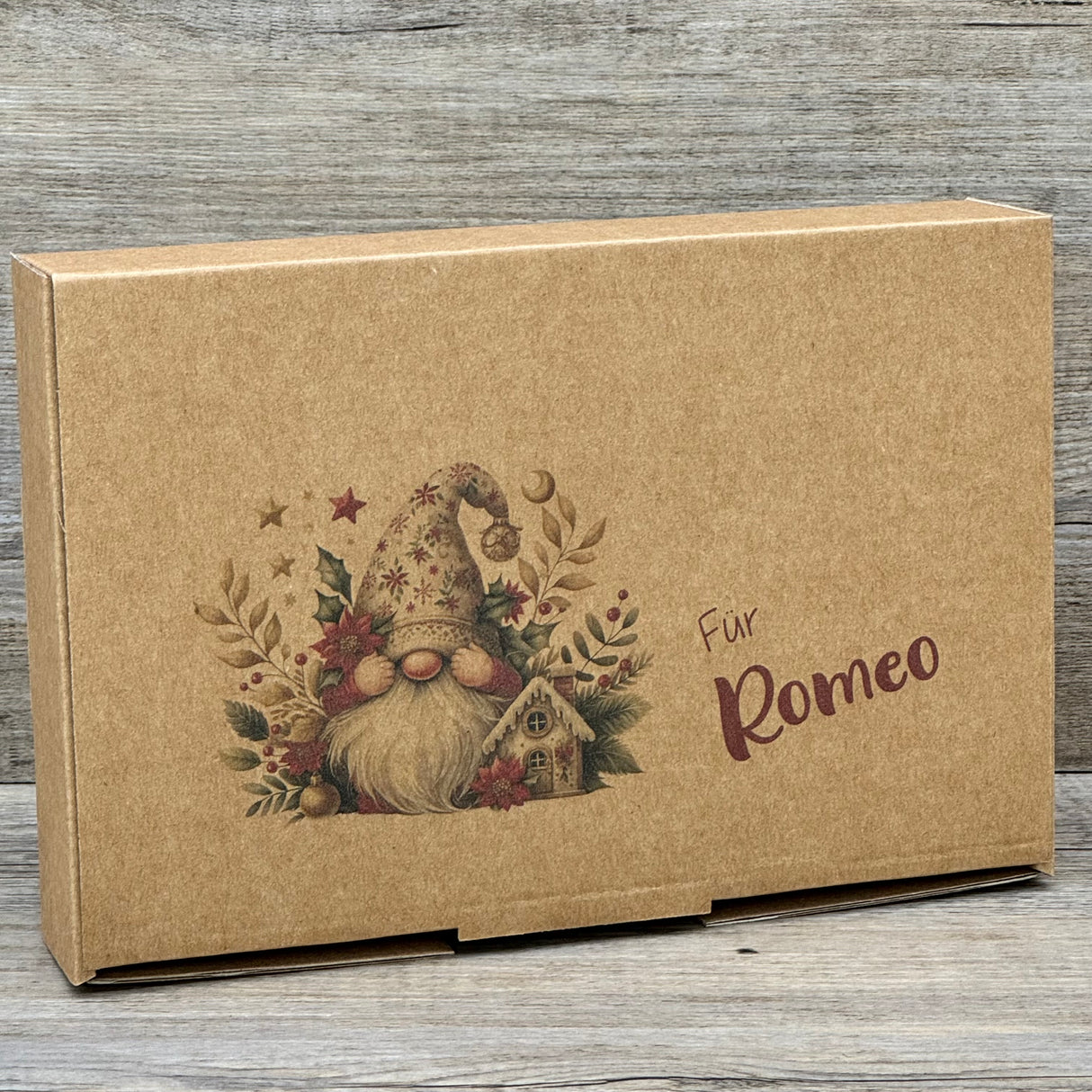 Geschenkverpackung Weihnachten 23 x 16 x 5cm, personalisiert