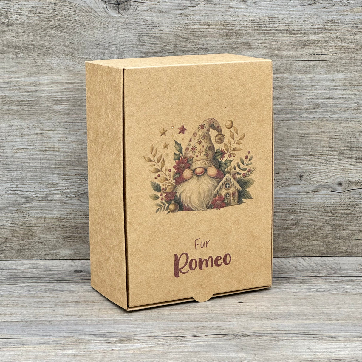 Geschenkverpackung Weihnachten 20 x 14 x 8cm, personalisiert