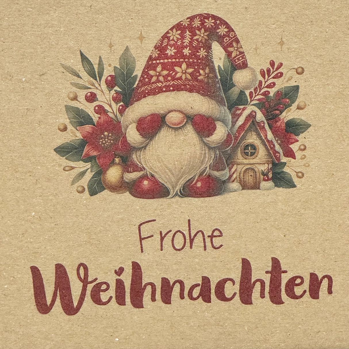 Geschenkverpackung Weihnachten 19 x 15 x 5cm, 5 Stück