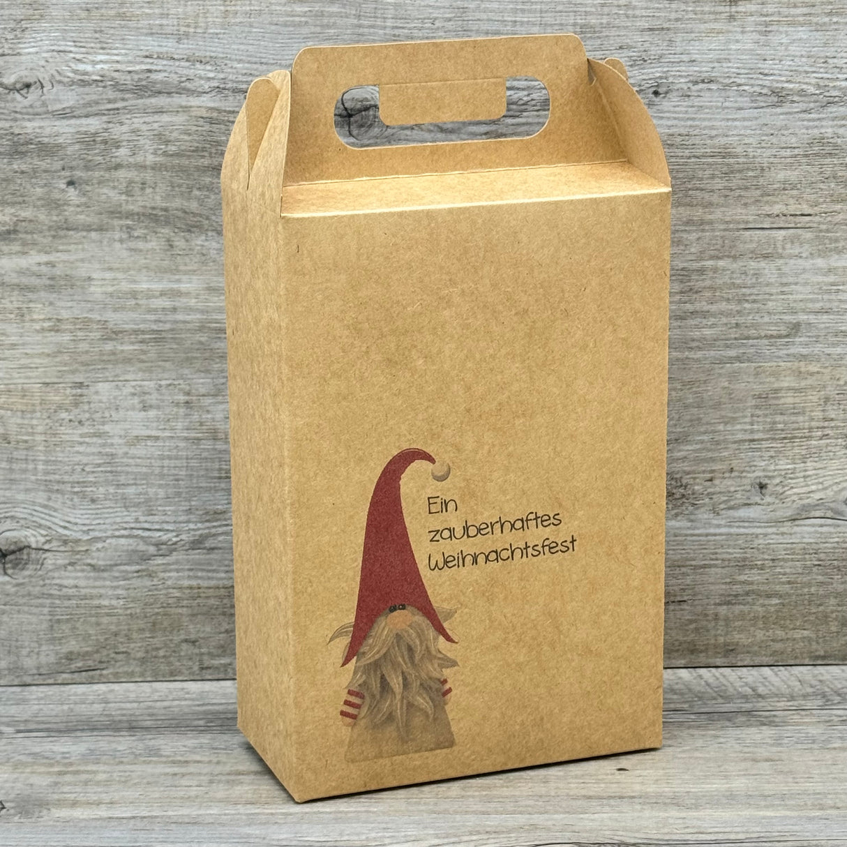 Giebelverpackung groß - Weihnachten, 5 Stück