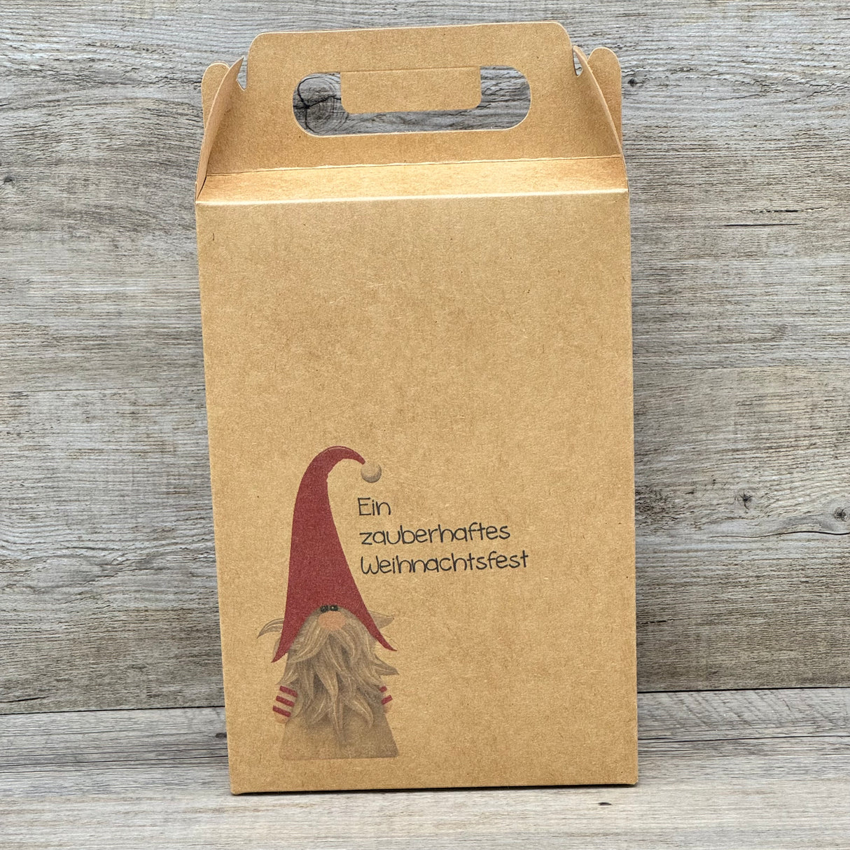 Giebelverpackung groß - Weihnachten, 5 Stück