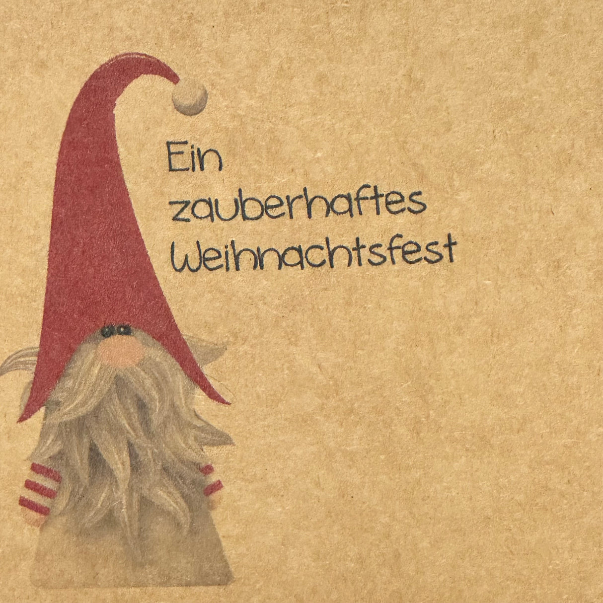 Giebelverpackung groß - Weihnachten, 5 Stück