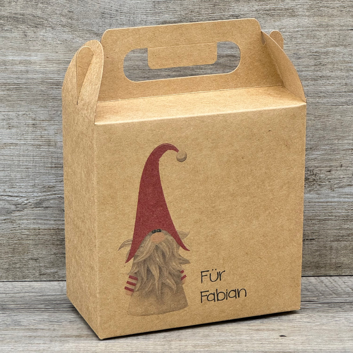 Giebelverpackung klein - Weihnachten, personalisiert