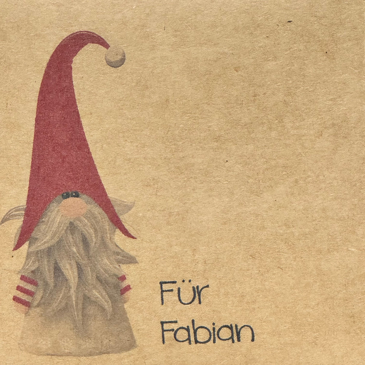 Giebelverpackung klein - Weihnachten, personalisiert