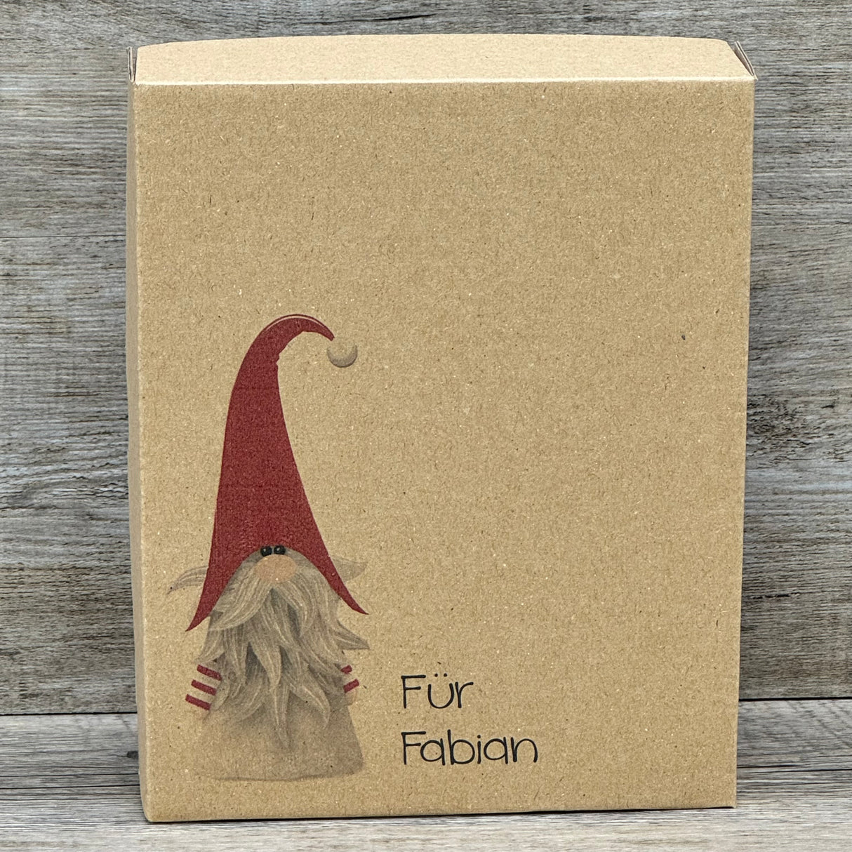 Geschenkverpackung Weihnachten 19 x 15 x 5cm, personalisiert