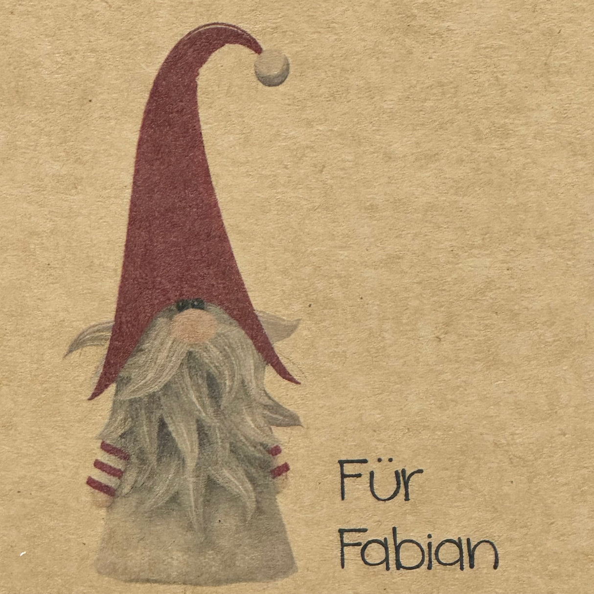 Geschenkverpackung Weihnachten 20 x 14 x 8cm, personalisiert