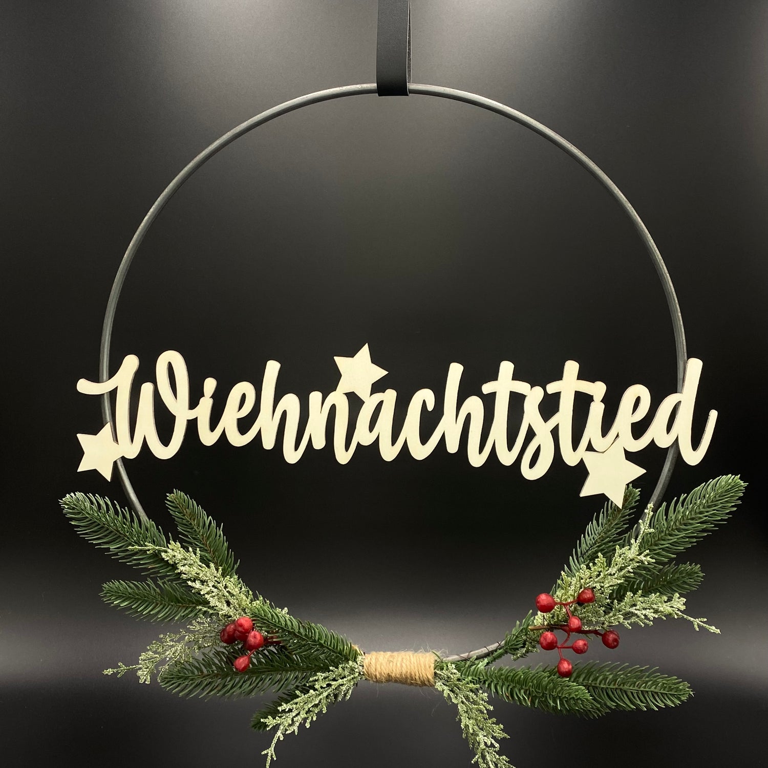 Christmas Loop Tannengrün, rote Beeren
