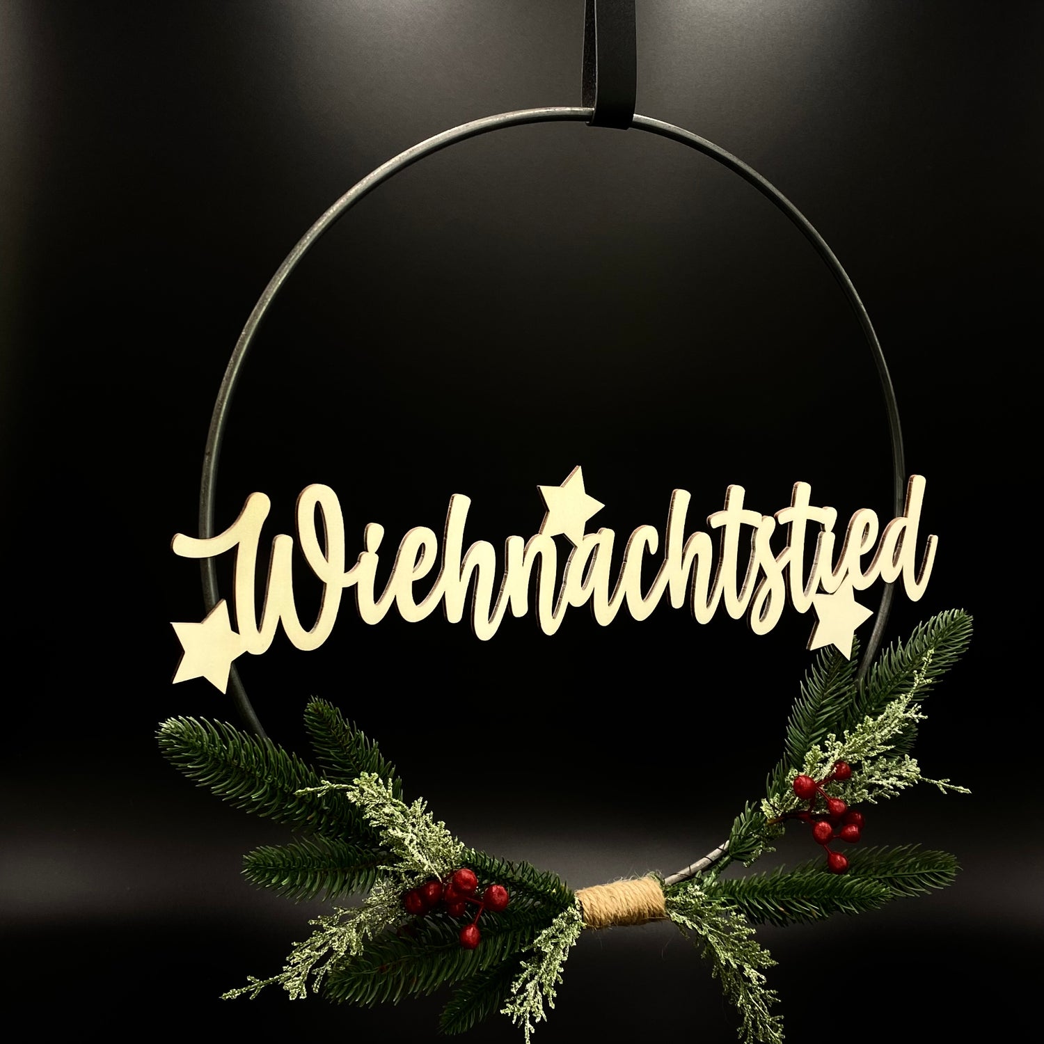 Christmas Loop Tannengrün, rote Beeren
