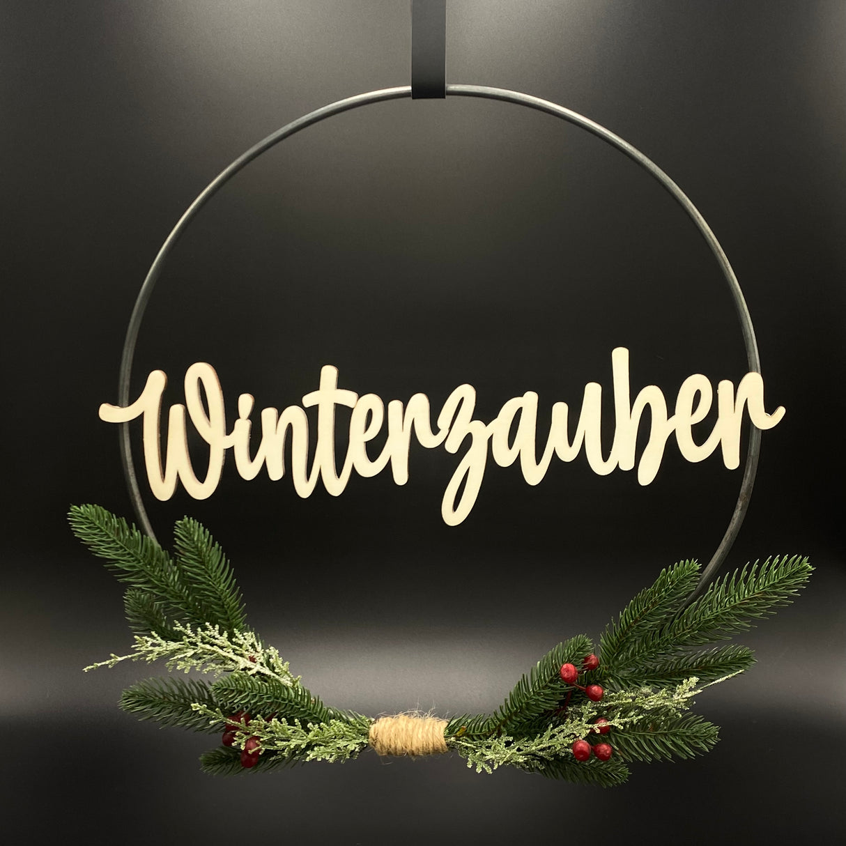 Christmas Loop Tannengrün, rote Beeren