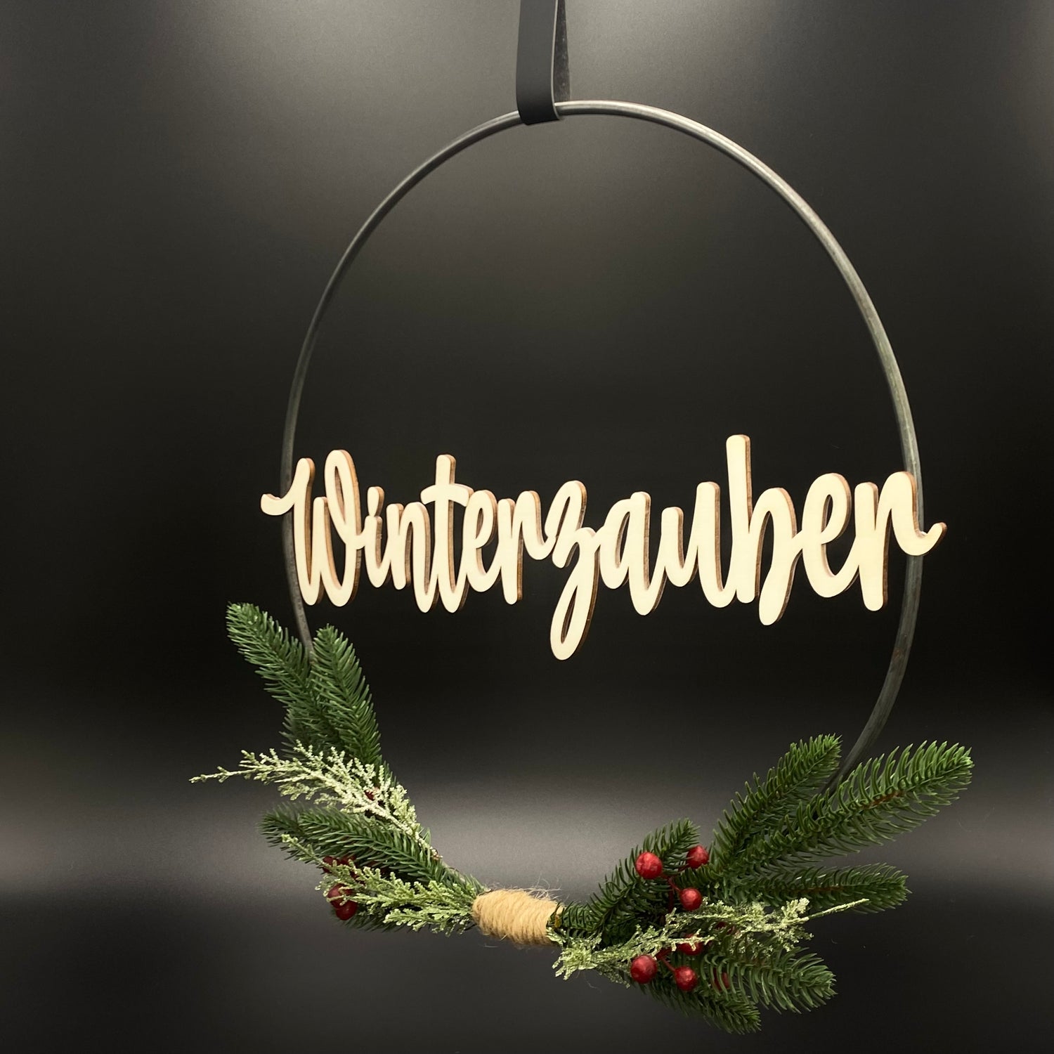 Christmas Loop Tannengrün, rote Beeren