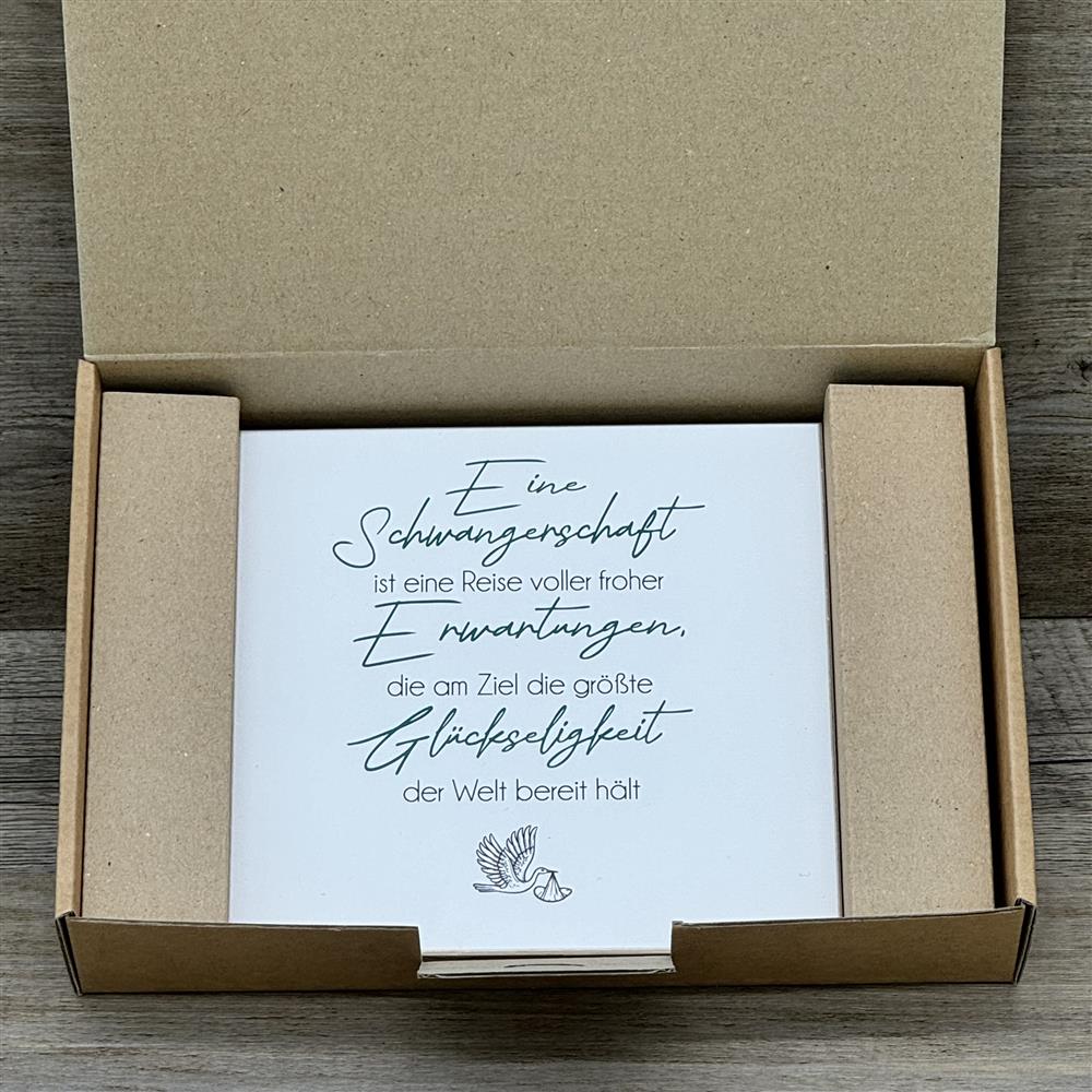 Wooden Block - Eine Schwangerschaft ist eine Reise