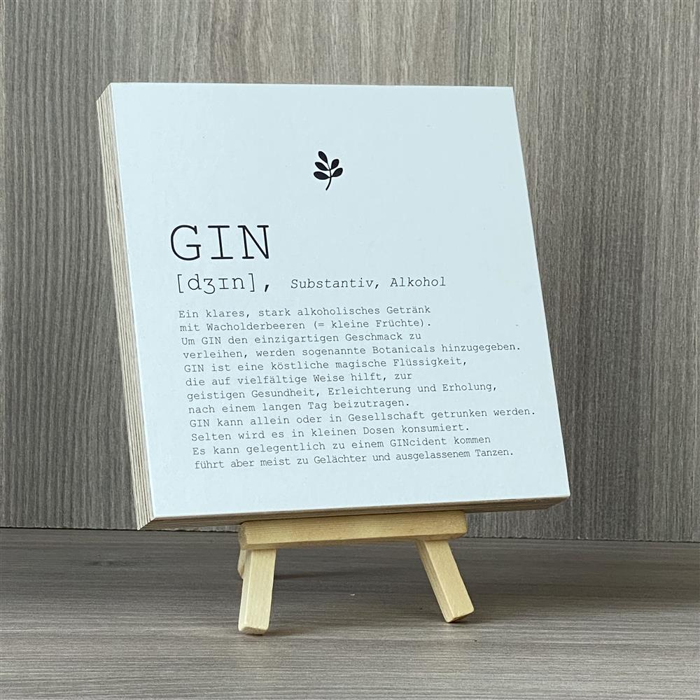 Wooden Block - Gin