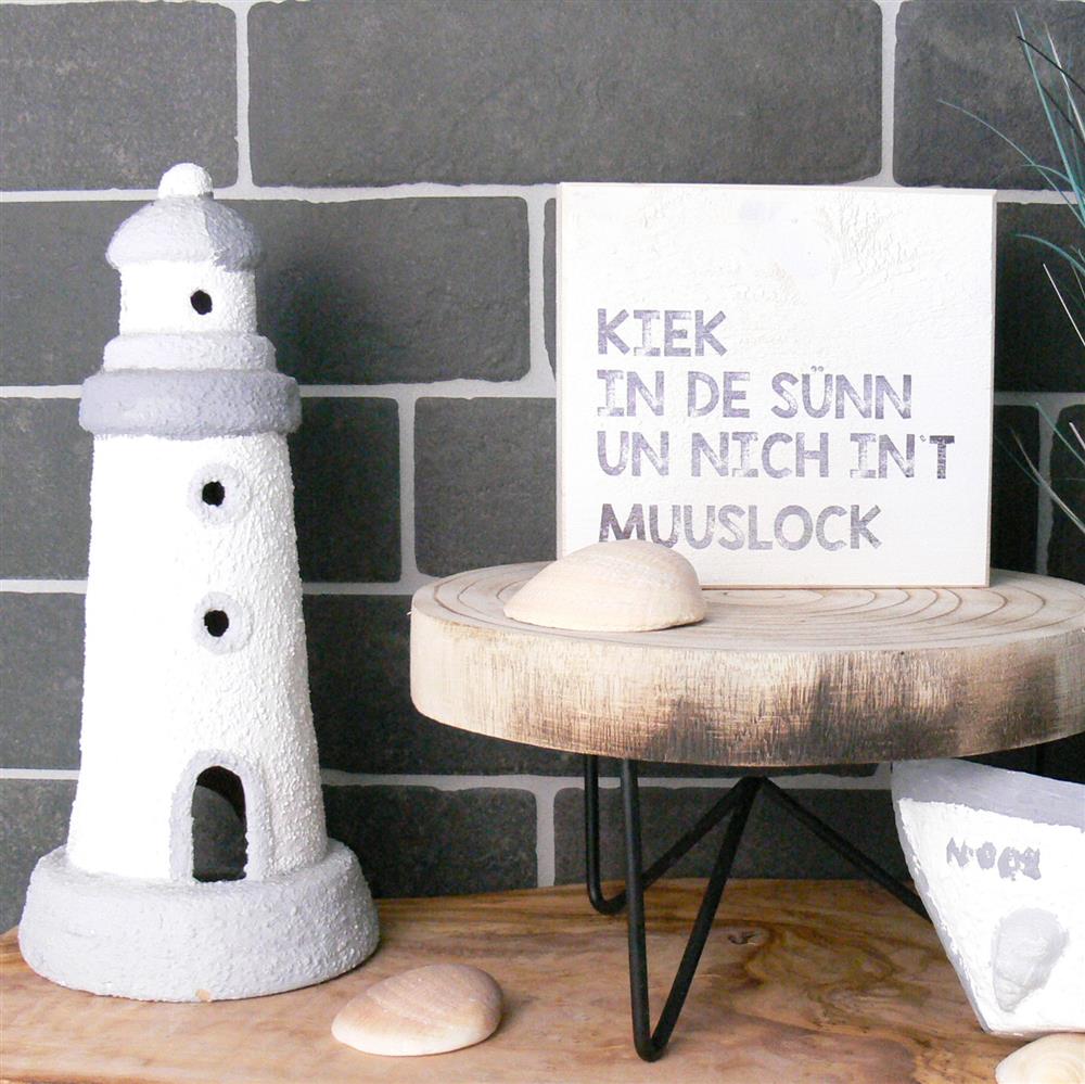 Wooden Block - Kiek in de Sünn un nich int Muuslock