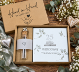 Geschenkset 25 Jahre – personalisiertes Geschenk zur Silberne Hochzeit