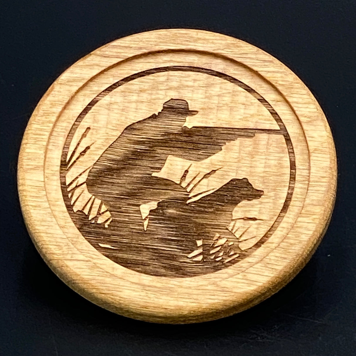 Glasuntersetzer Jagd