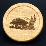 Glasuntersetzer Jagd