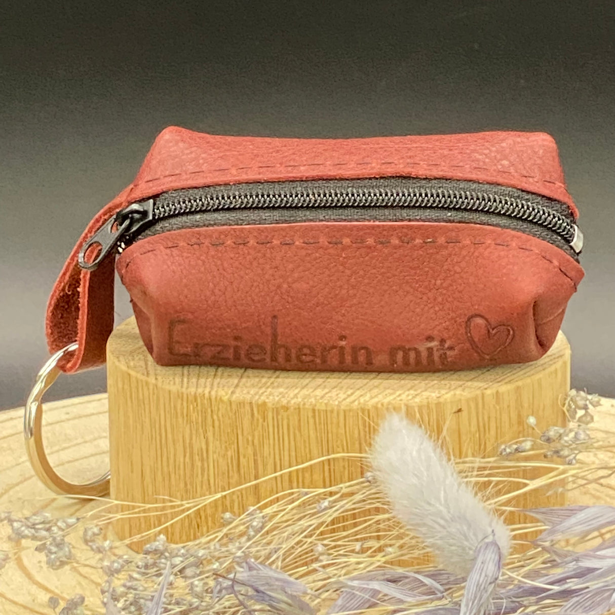 Schlüsseltasche Erzieher / Erzieherin mit Herz