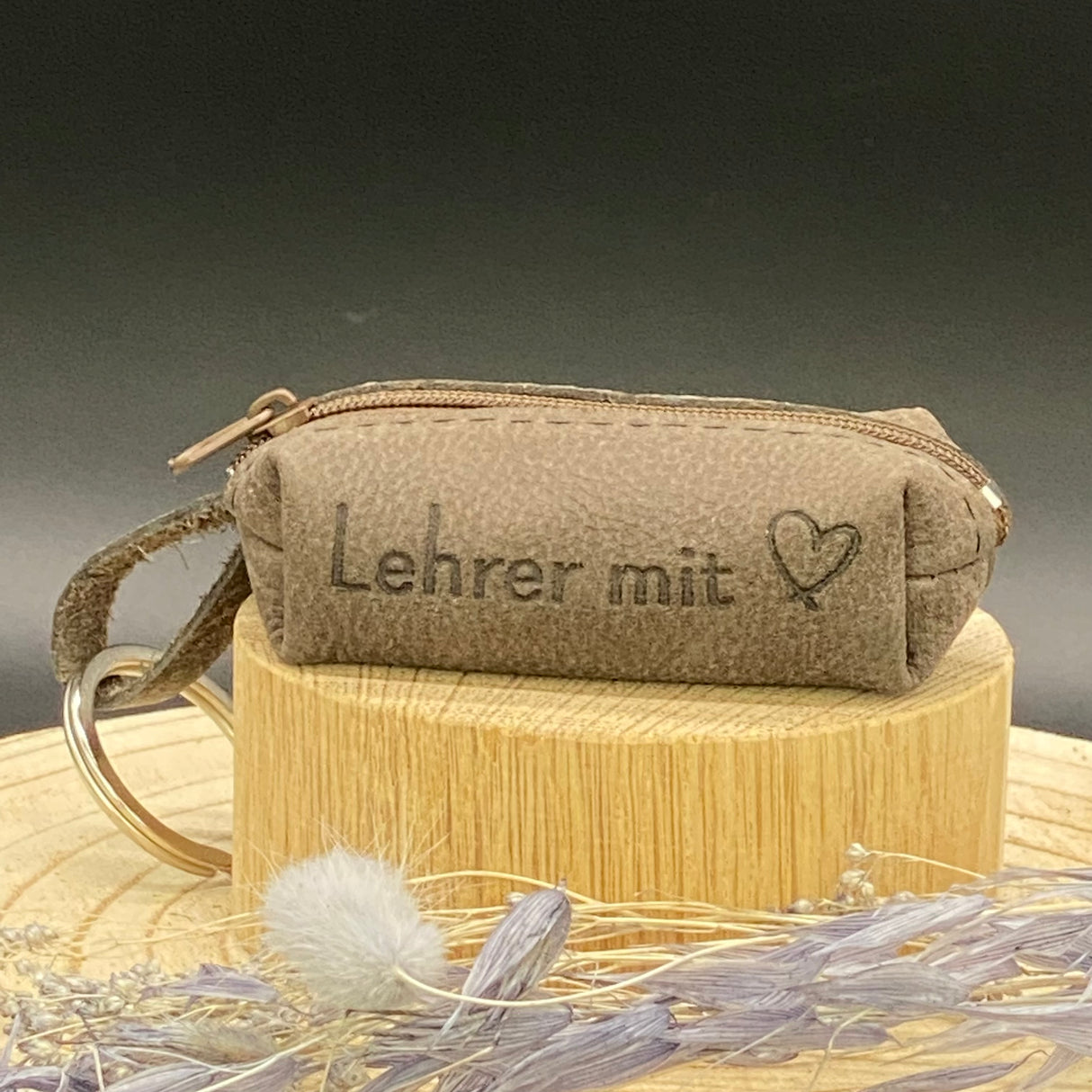 Schlüsseltasche Lehrer / Lehrerin mit Herz