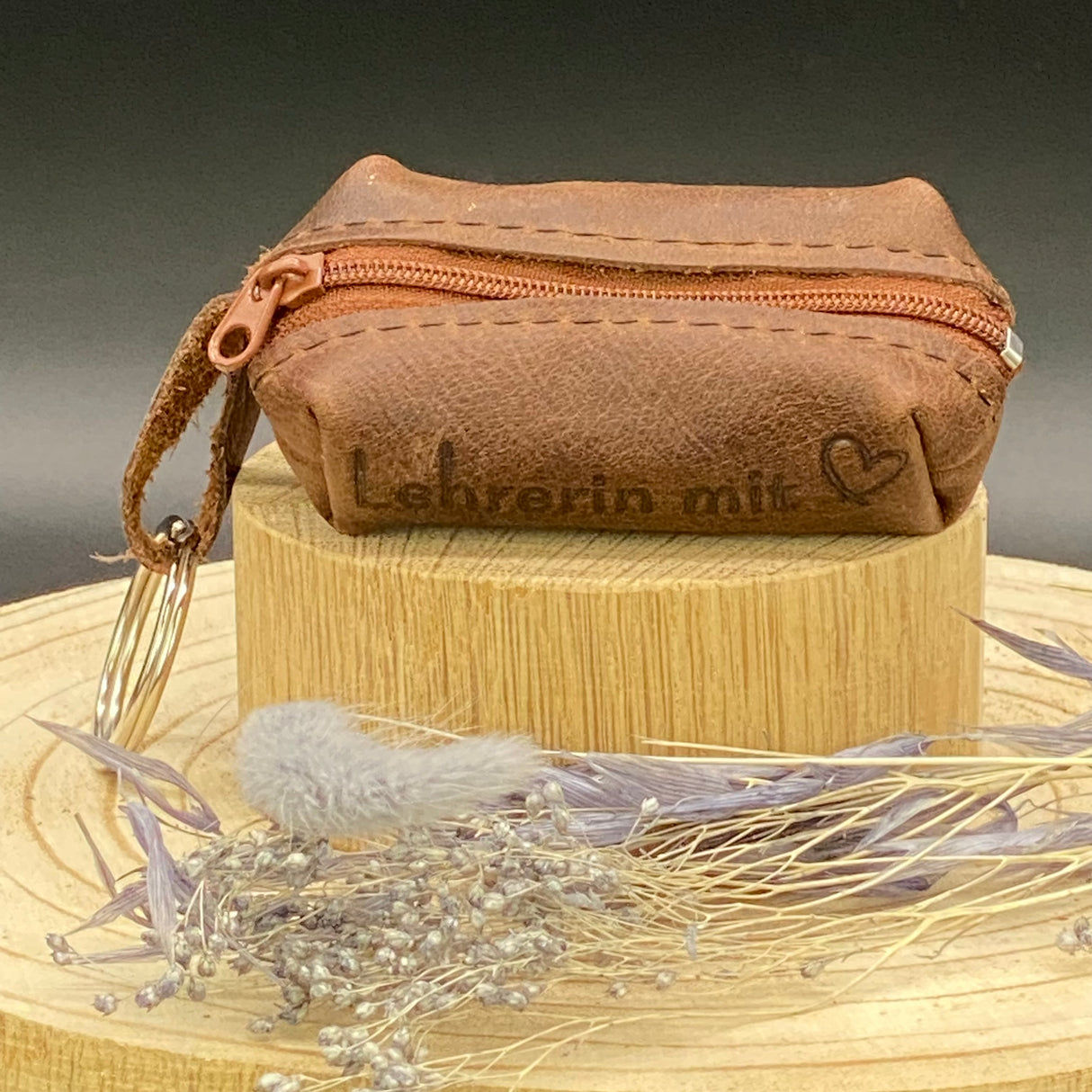Schlüsseltasche Lehrer / Lehrerin mit Herz