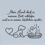Wooden Block - Mein Hund darf in meinem Bett schlafen