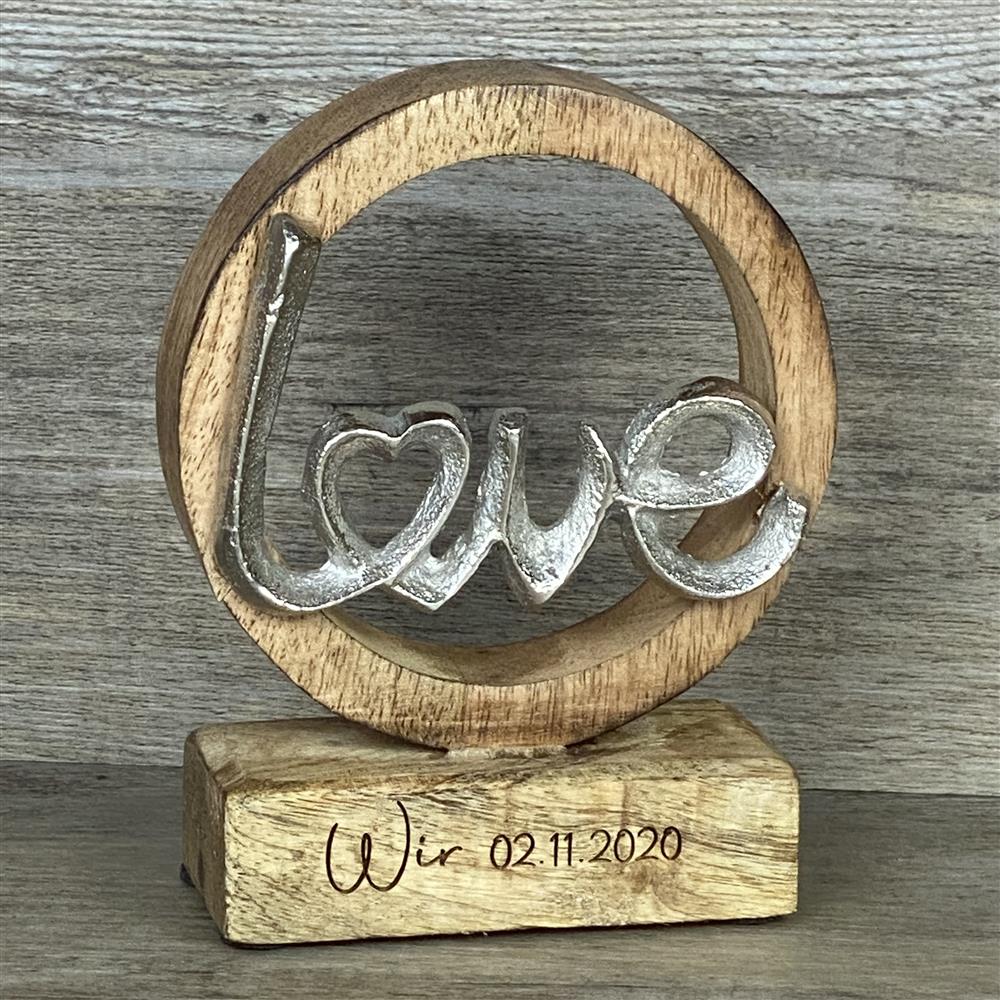 Aufsteller Love, personalisierbar