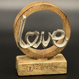 Aufsteller Love, personalisierbar