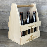 Bierträger Männerhandtasche, personalsiert