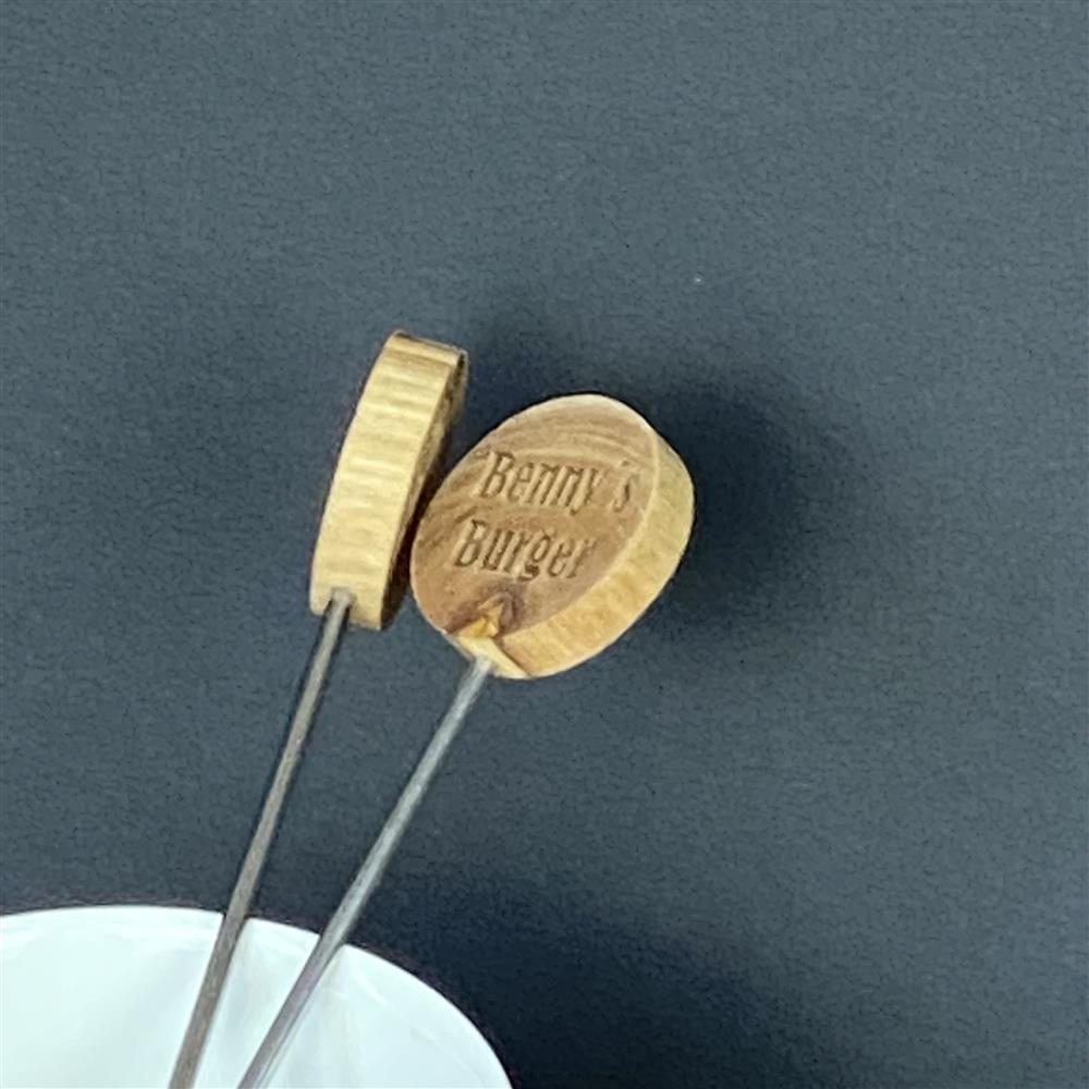 Burgerspieße Set 4 Stück, Name`s Burger