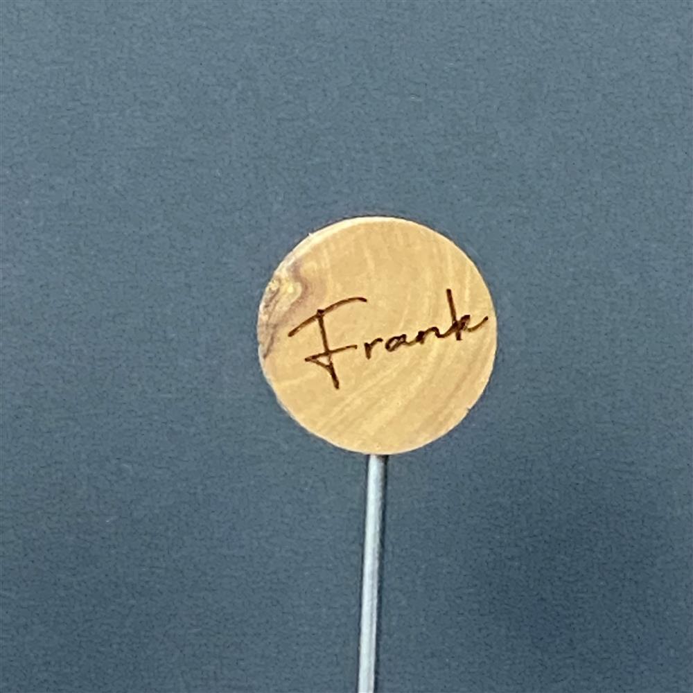 Burgerspieße Set, 4 Stück, personalisierbar
