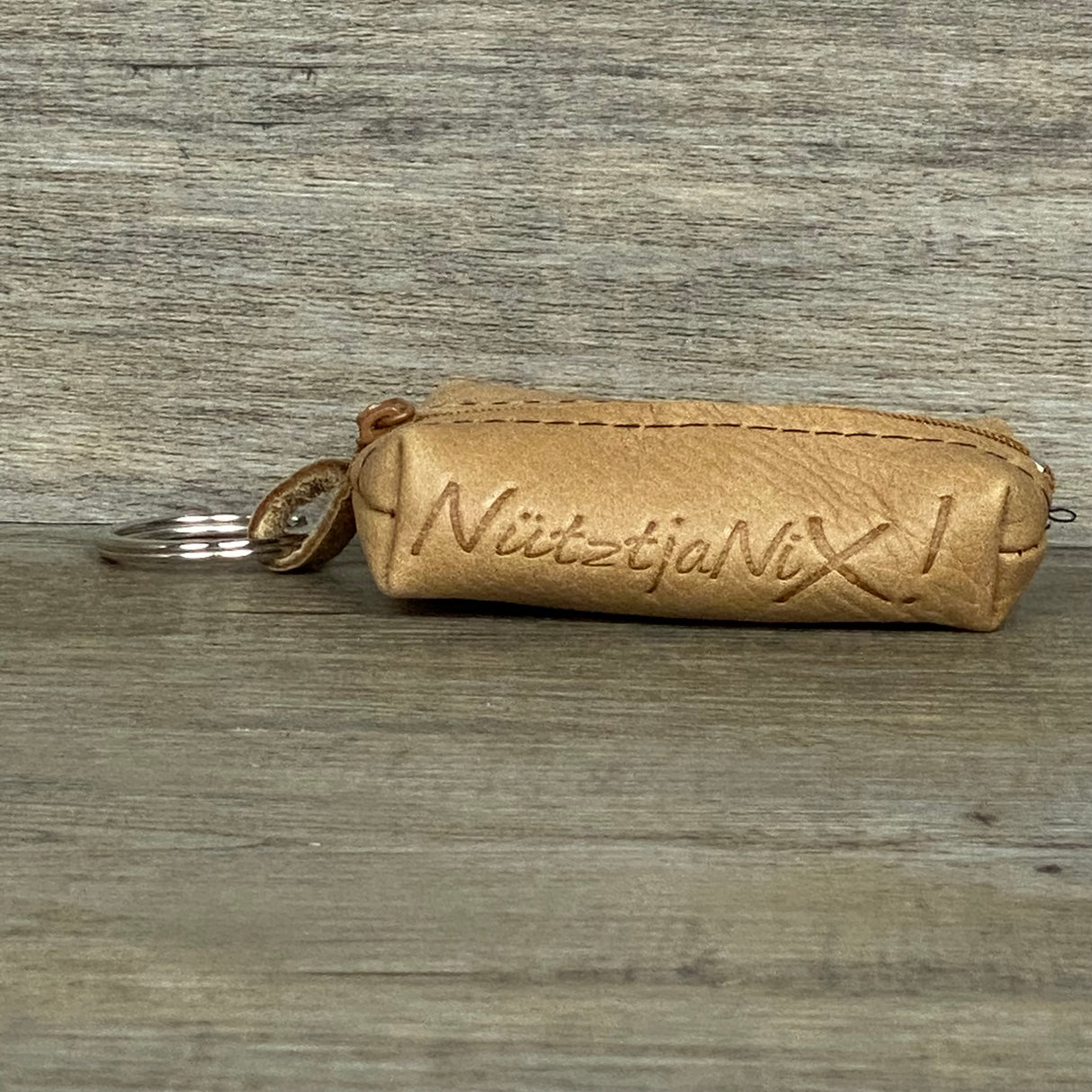 Schlüsseltasche Nützt ja nix, personalisierbar