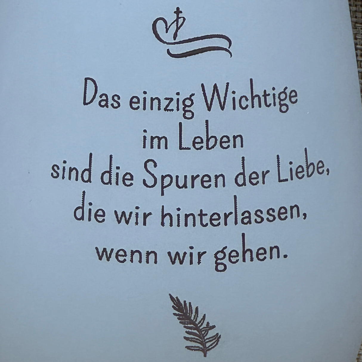 Deko Light - Das einzig wichtige im Leben