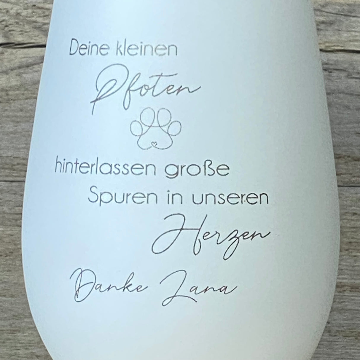 Deko Light - Deine kleinen Pfoten, personalisierbar