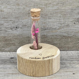Deko Block Vase rundum glücklich