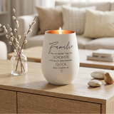 Deko Light Familie Glück – Personalisiertes Windlicht mit Spruch