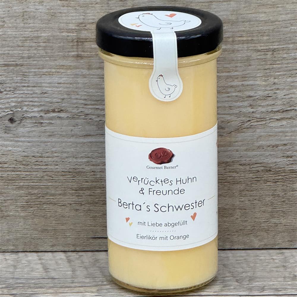 Eierlikörpaket, inkl. 2 Sorten Eierlikör und 2 Gläsern, personalisierbar