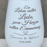 Deko Light - Ein Leben voller Liebe, zwei Herzen voller Erinnerung | personalisiert