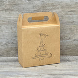 Giebelverpackung klein - Weihnachten, 5 Stück