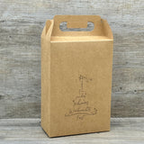 Giebelverpackung groß - Weihnachten, 5 Stück