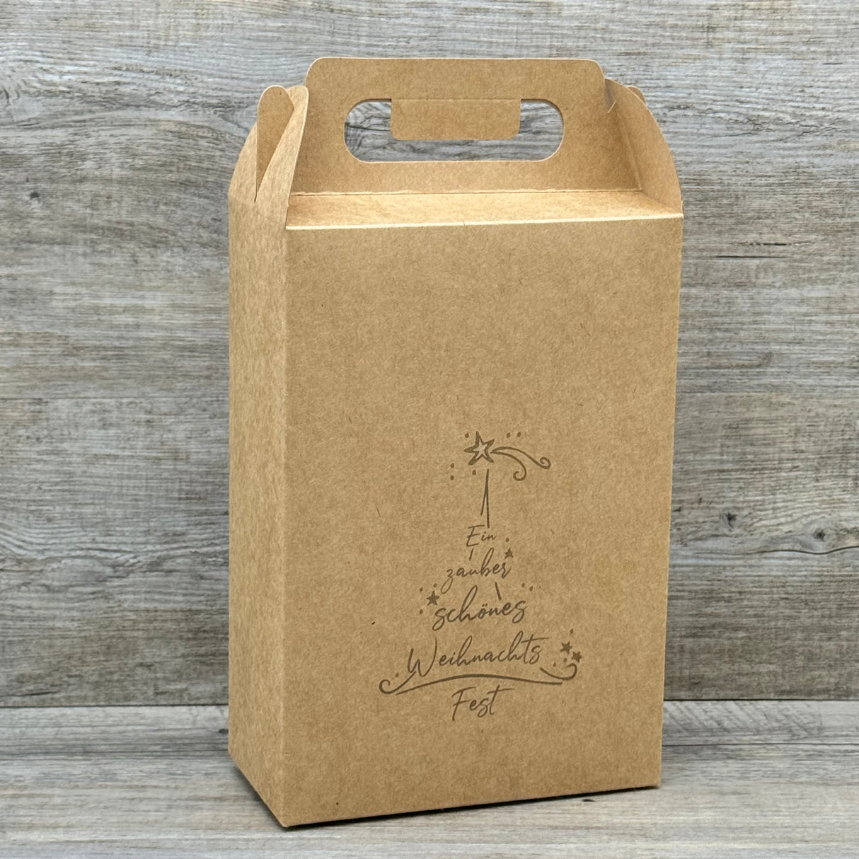 Giebelverpackung groß - Weihnachten, 5 Stück