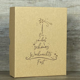 Geschenkverpackung Weihnachten 19 x 15 x 5cm, 5 Stück