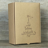 Geschenkverpackung Weihnachten 20 x 14 x 8cm, 5 Stück